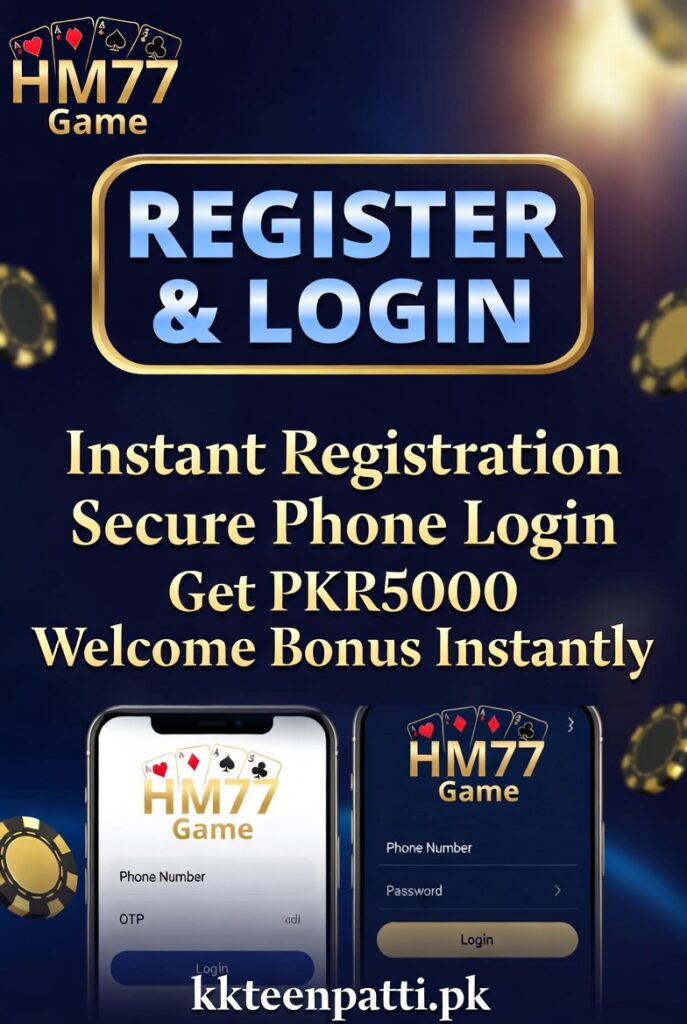 HM77 Game Register and login